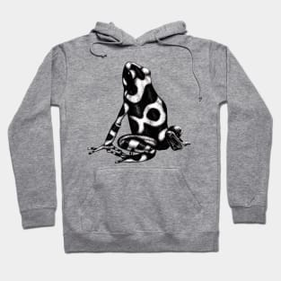 Green and black poison frog Hoodie